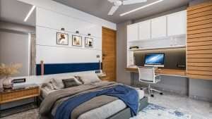 Bedroom interior d render versasia infosoft Bedroom interior d render