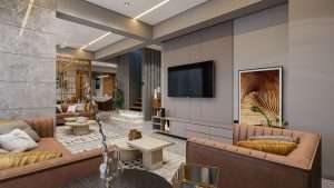 Living interior d render