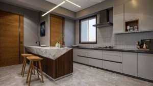 Kitchen interior d render