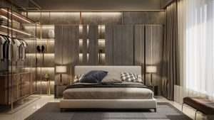 Bedroom interior d render