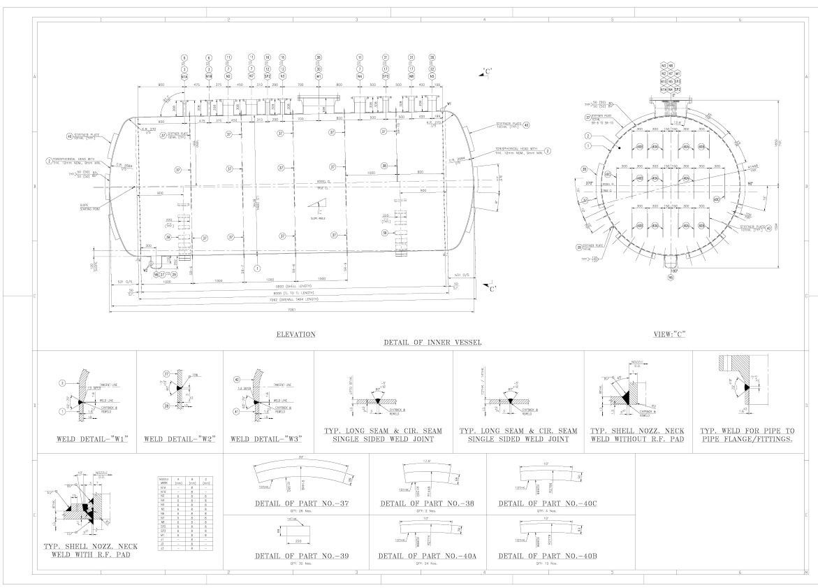 Tank design and drafting at versasia infosoft