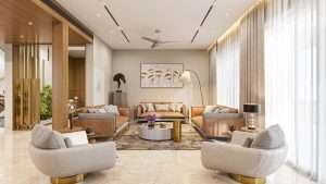 Living interior d render