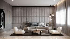 Bedroom interior d render