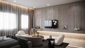 Bedroom interior d render