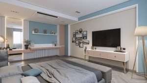 Bedroom interior d render
