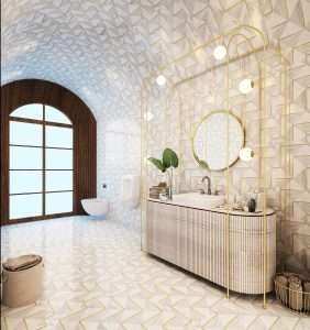 Bathroom interior d render