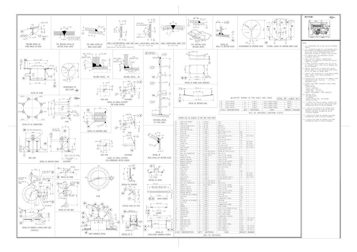 Tank design and drafting at versasia infosoft