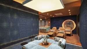 Home theatre interior d render
