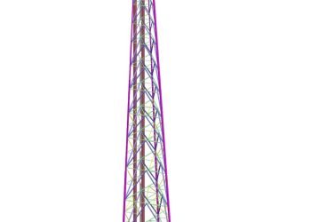 Derrick steel structure