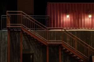 Structural steel staircase detailing at versasia infosoft