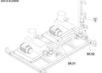 Skid assembly and drafting services by versasia infosoft