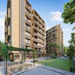 Building exterior view d render