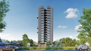 Building exterior view d render
