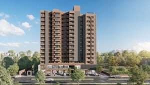 Building front exterior view d render versasia infosoft Building front exterior view d render