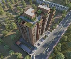 Building top view exterior d render versasia infosoft Building top view exterior d render