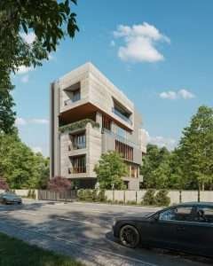 Bungalow exterior view d render