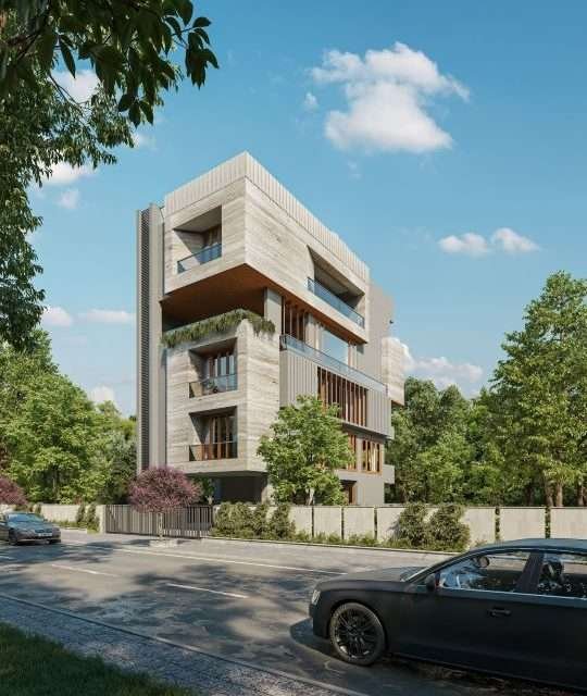 Bungalow exterior view d render